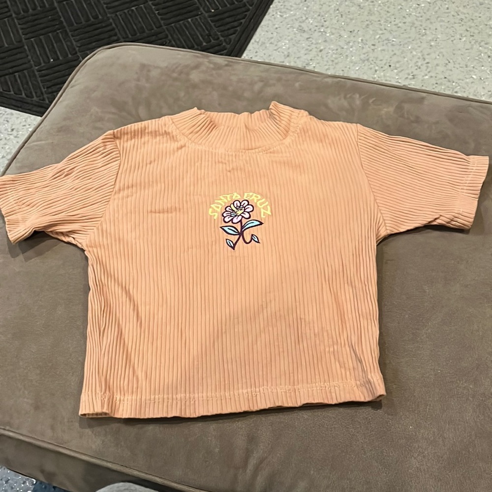 Santa Cruz graphic tan/brown top